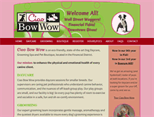 Tablet Screenshot of ciaobowwowny.com